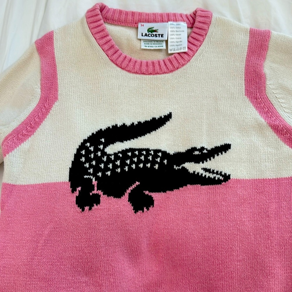 Lacoste knit sweater